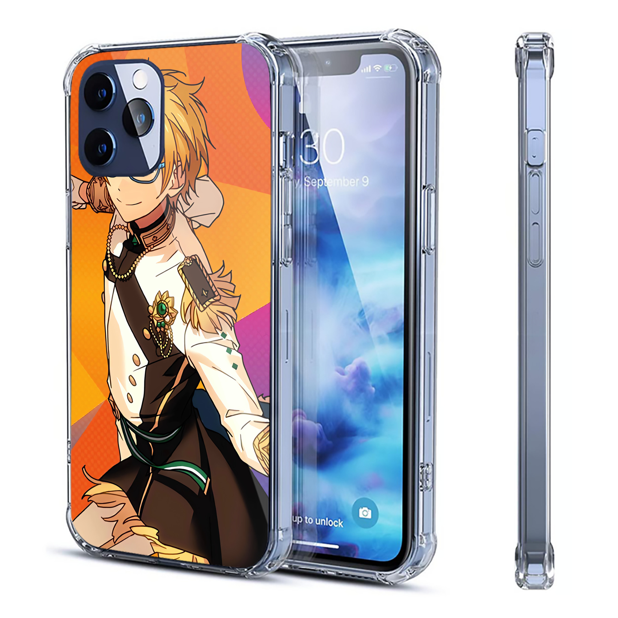 （画像用） あんさんぶるスターズ! Ensemble Stars 【iPhone 12シリーズ対応】透明スマホケース（クリアソフトケース）
